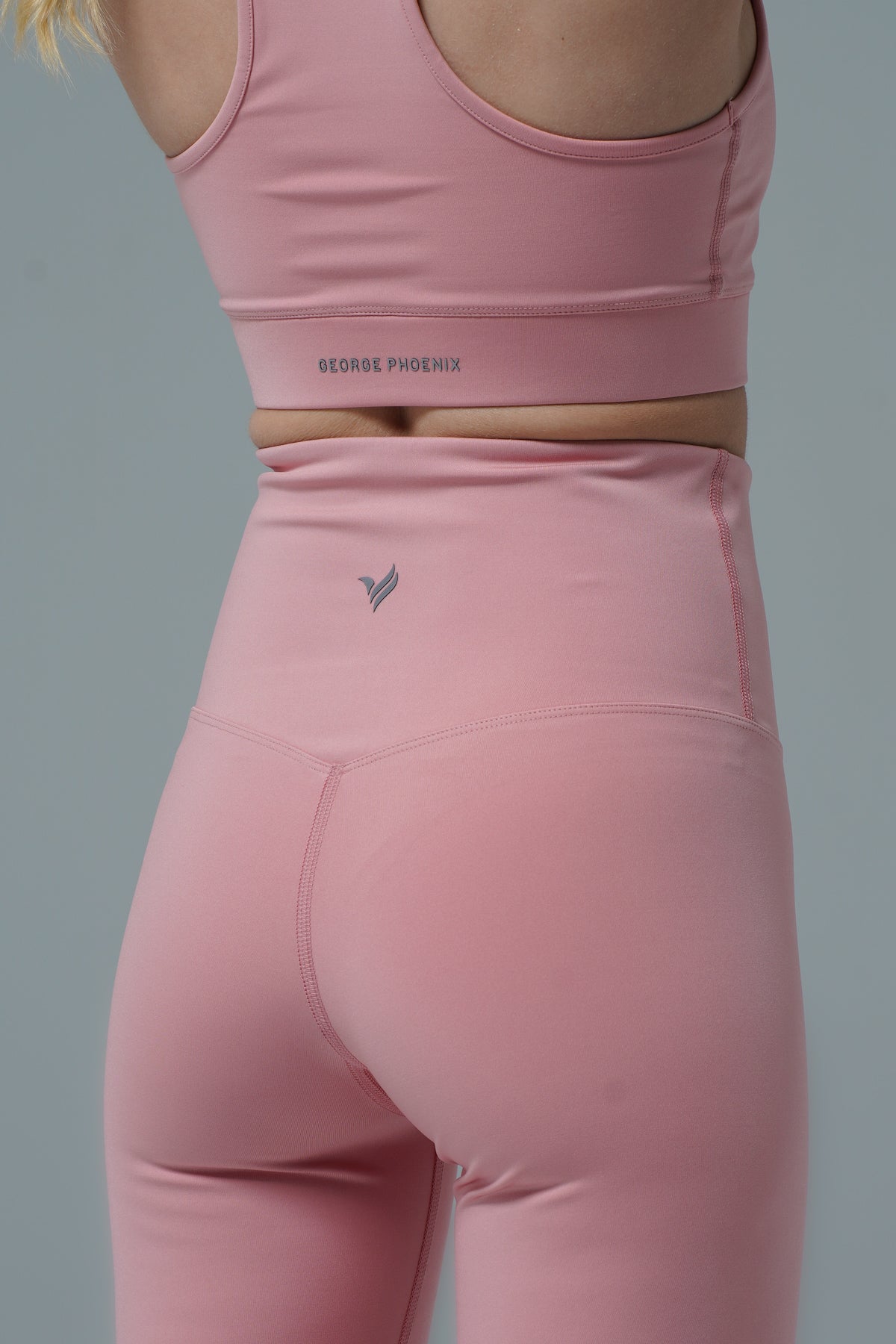 Aero Motion - Pudra Yüksek Bel Push-Up Toparlayıcı Tayt