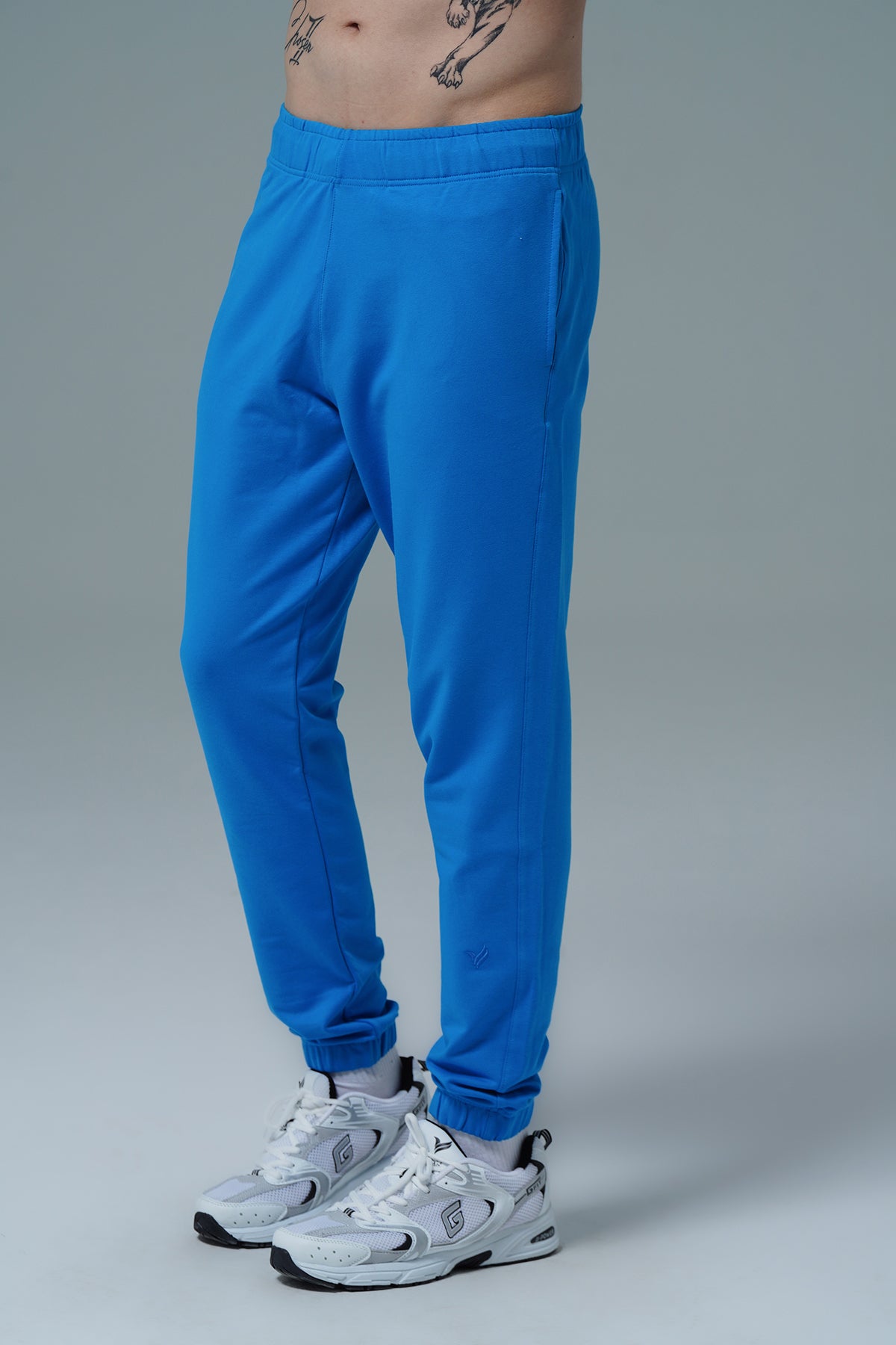 Daily Core - Mavi Rahat Kesim Erkek Jogger Eşofman Altı