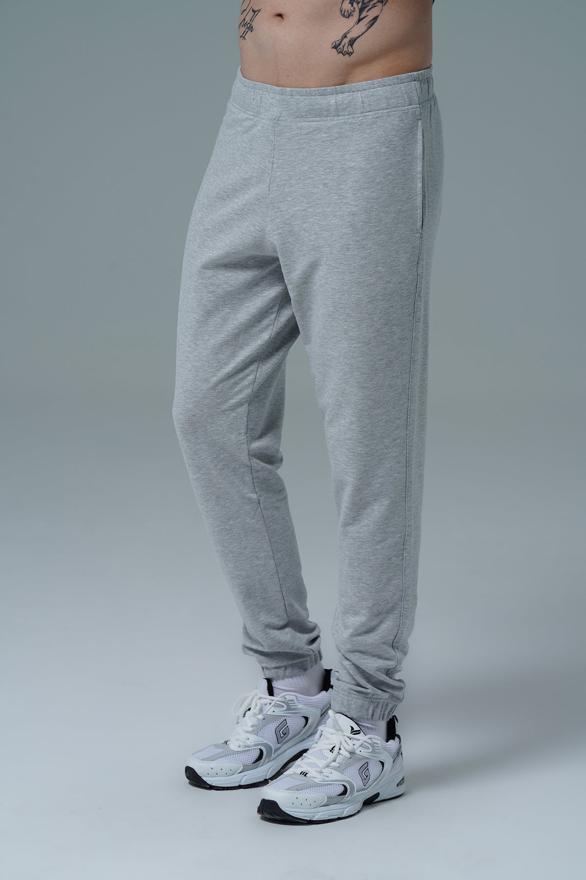 Daily Core - Gri Melanj Rahat Kesim Erkek Jogger Eşofman Altı