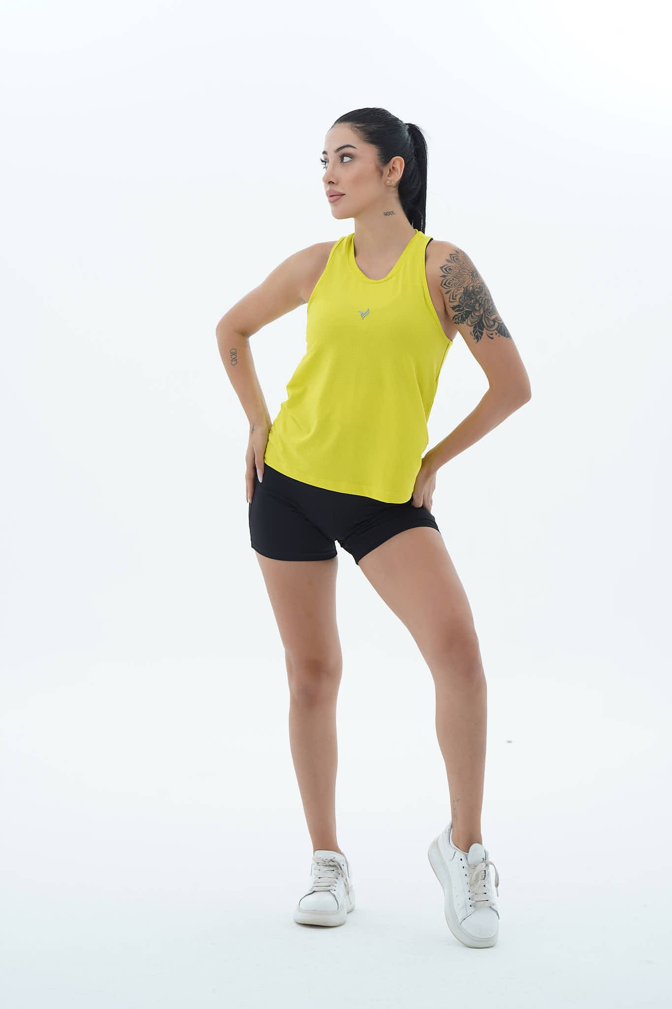 Flex Air - Neon Sarı Rahat Kesim Kadın Spor Atleti