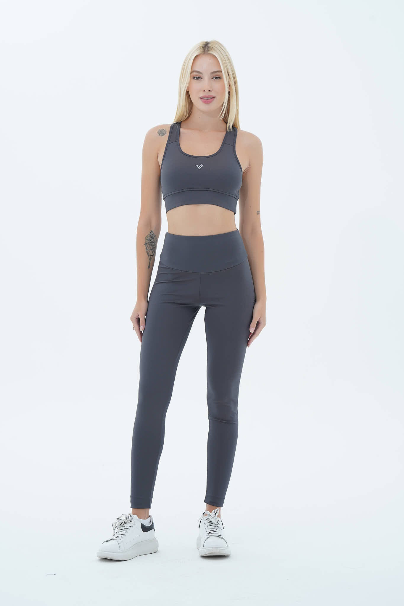 Aero Motion - Füme Yüksek Bel Push-Up Toparlayıcı Tayt