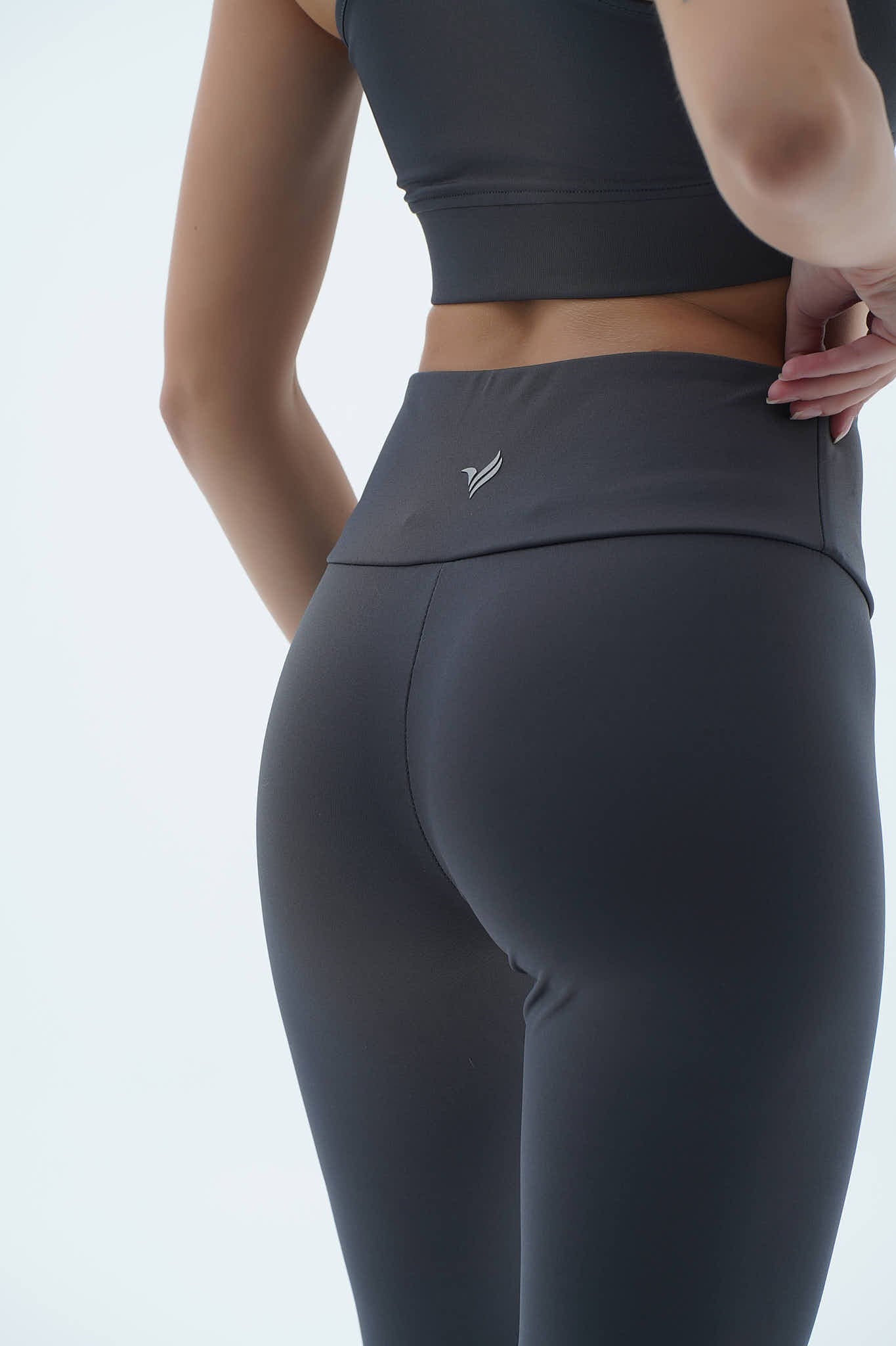 Aero Motion - Füme Yüksek Bel Push-Up Toparlayıcı Tayt