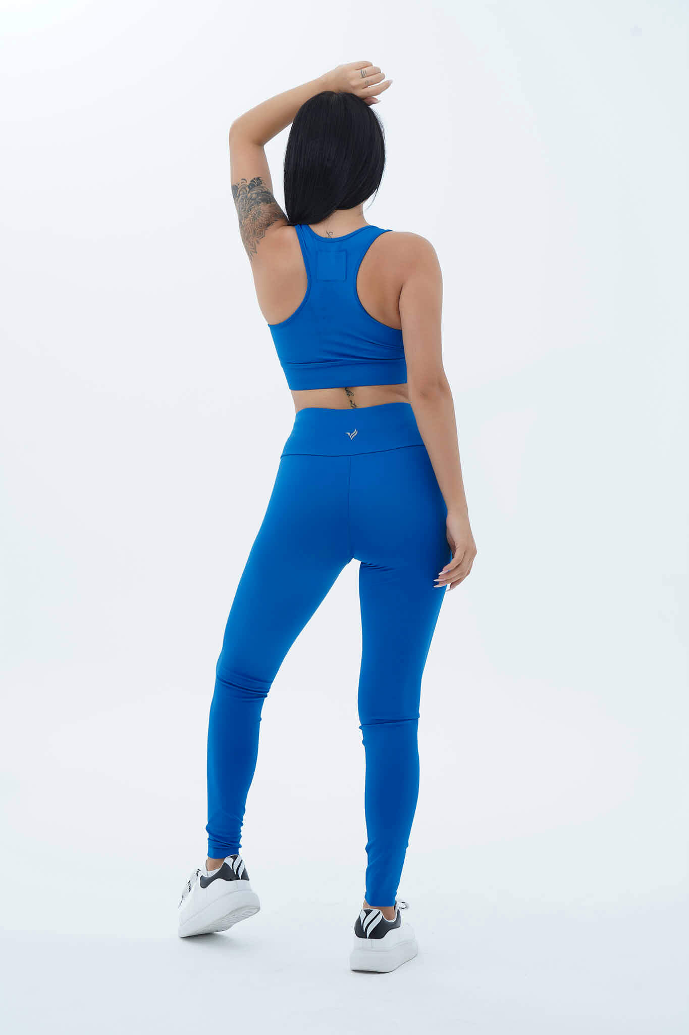Aero Motion - Mavi Yüksek Bel Push-Up Toparlayıcı Tayt