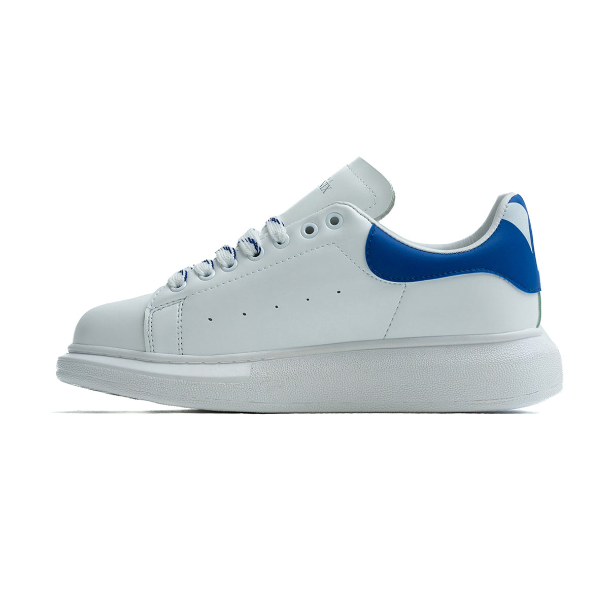 DE RIO Beyaz Mavi Unisex Sneakers Spor Ayakkabı