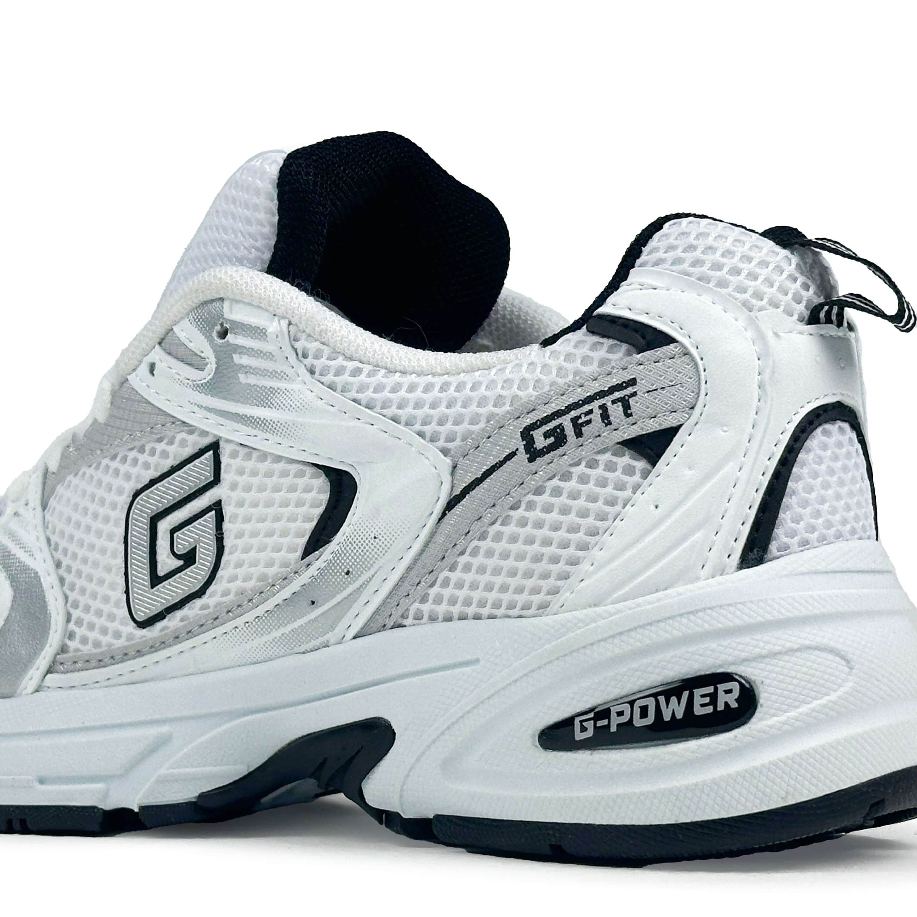 GOLDEN CARIO Beyaz Siyah Unisex Sneakers Spor Ayakkabı