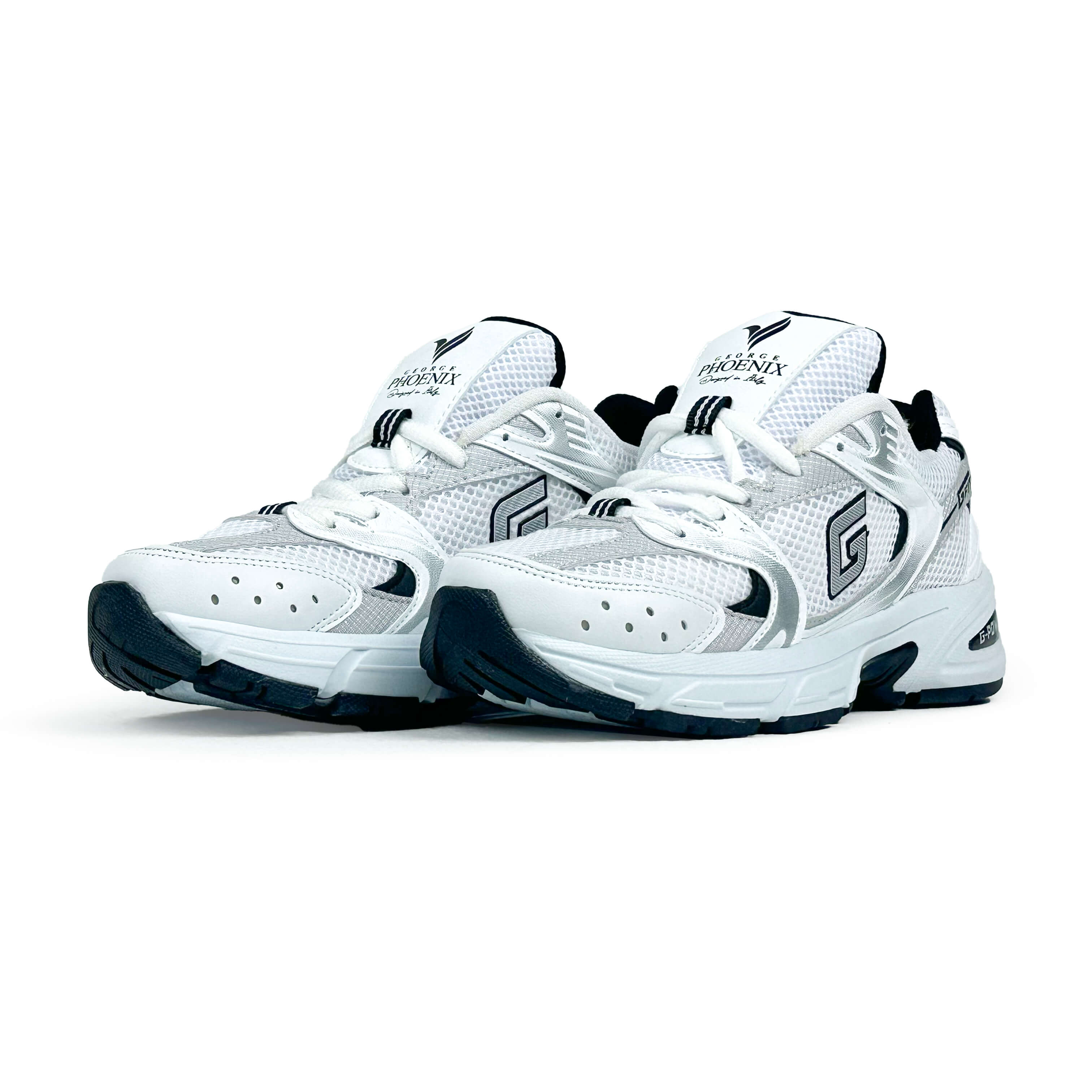 GOLDEN CARIO Beyaz Siyah Unisex Sneakers Spor Ayakkabı