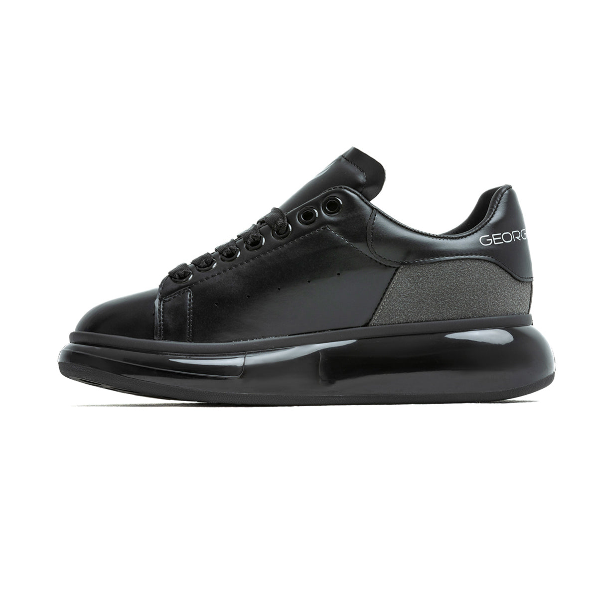 KING STONE Siyah Antrasit Erkek Sneakers Spor Ayakkabı