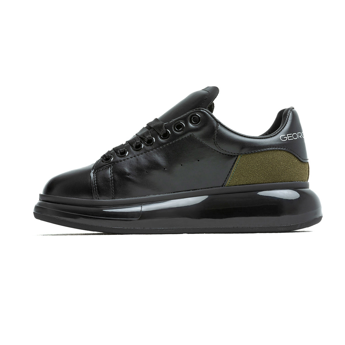 KING STONE Siyah Haki Erkek Sneakers Spor Ayakkabı