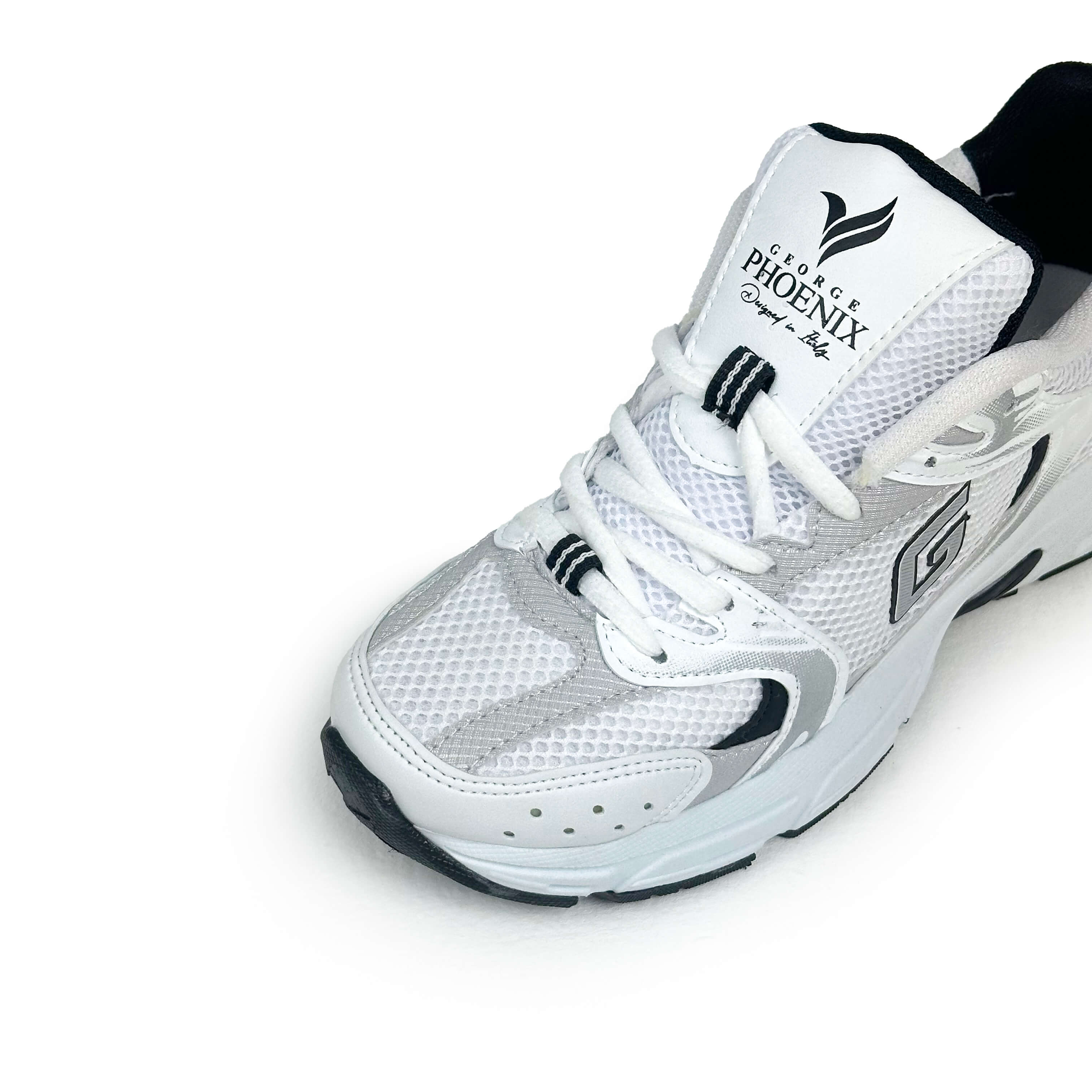 GOLDEN CARIO Beyaz Siyah Unisex Sneakers Spor Ayakkabı