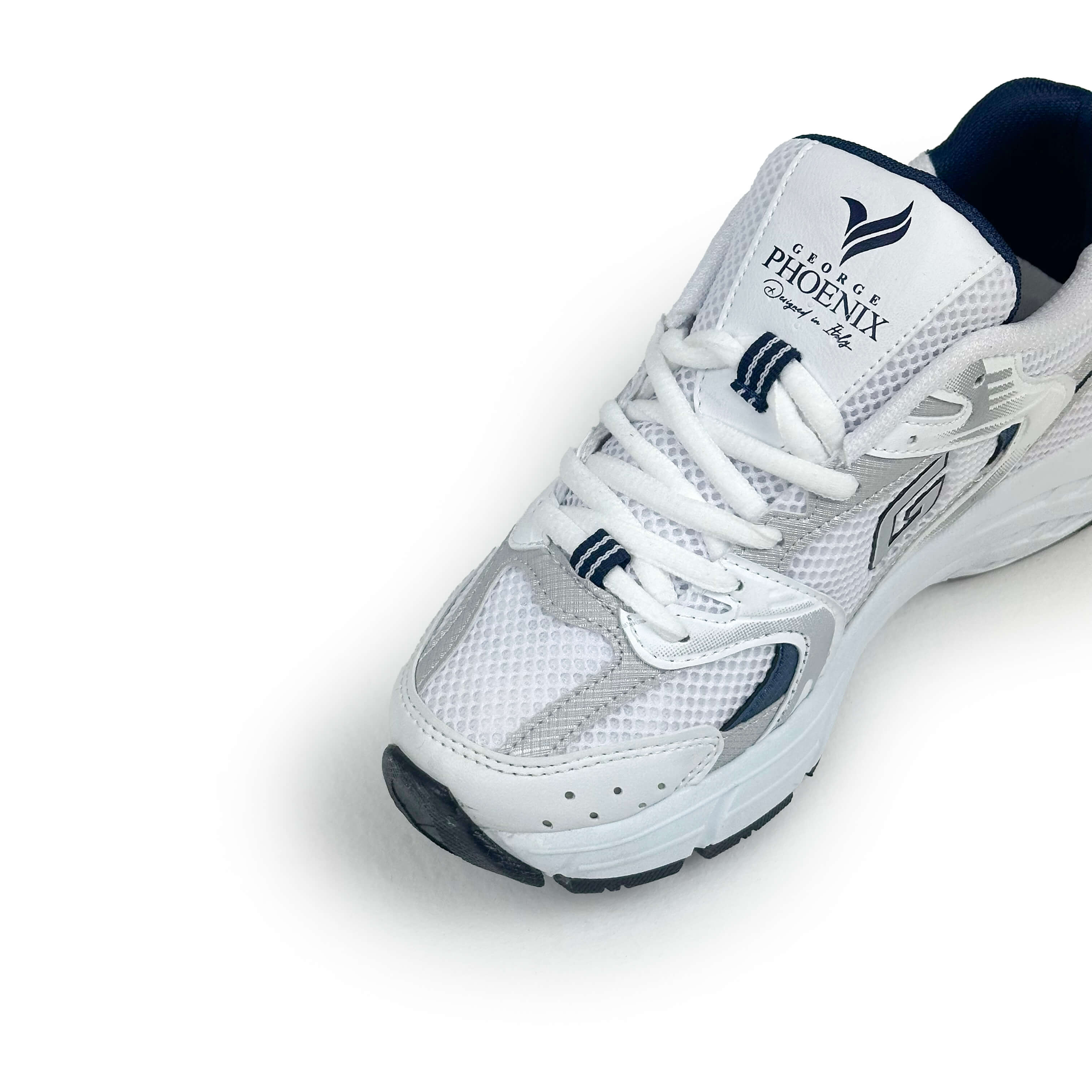 GOLDEN CARIO Beyaz Lacivert Unisex Sneakers Spor Ayakkabı