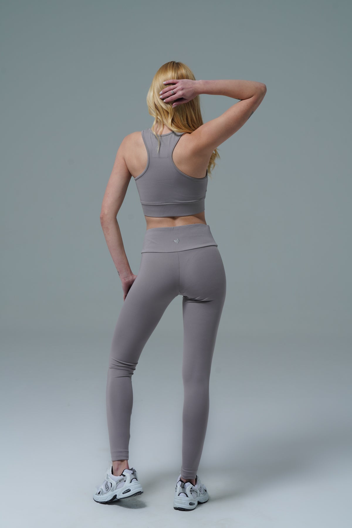 Aero Motion - Gri Yüksek Bel Push-Up Toparlayıcı Tayt