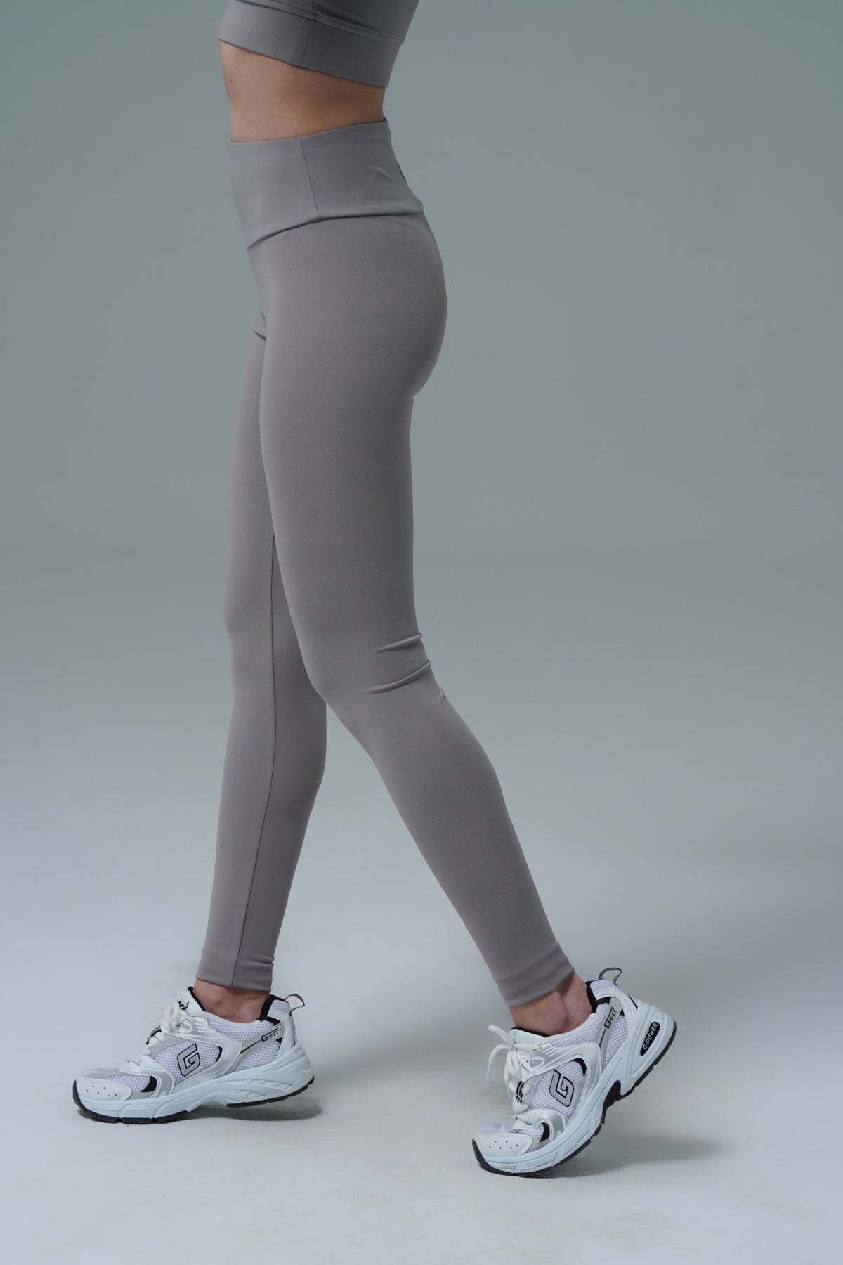 Aero Motion - Gri Yüksek Bel Push-Up Toparlayıcı Tayt