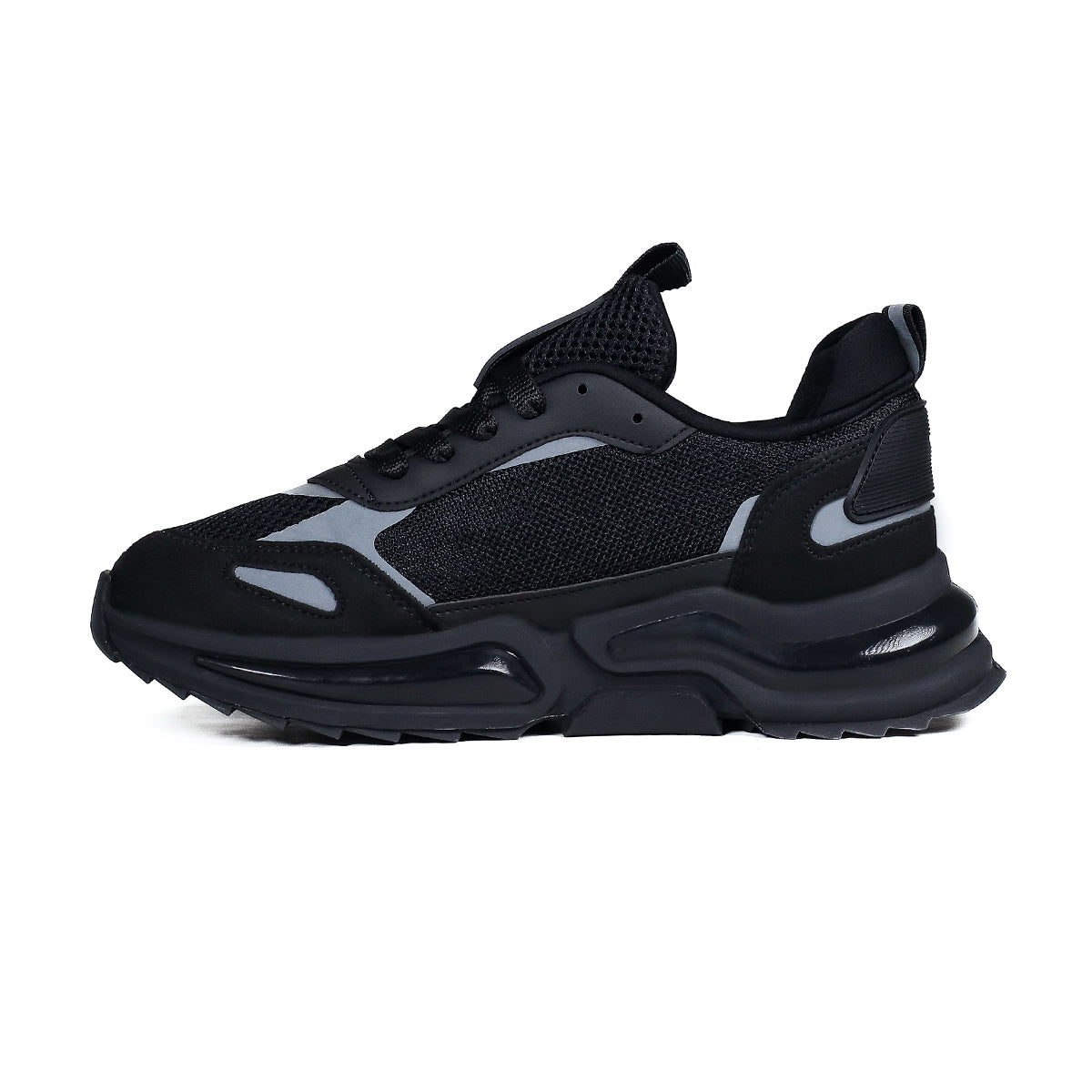 DI MILANO Siyah Beyaz Erkek Sneakers Spor Ayakkabı